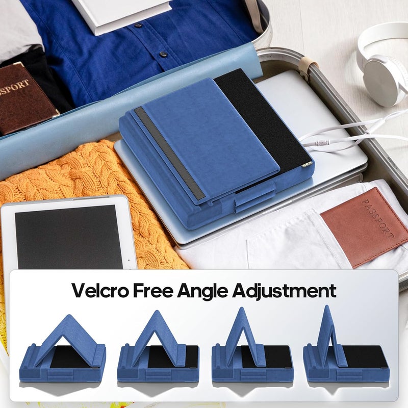 KDD Tablet Pillow Stand, Multi-Angle Viewing Ipad Holder for Lap, Bed and Desk, Foldable Soft Pad Dock with Stylus Mount Compatible with Ipad Pro 12.9, 10.5, 11, Air, Mini, Phones, Books, E-Reader - Image 4